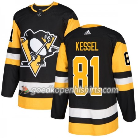 Pittsburgh Penguins Phil Kessel 81 Adidas 2017-2018 Zwart Authentic Shirt - Mannen